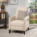 Kiersten - Contemporary Fabric Pushback Recliner