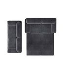 Pull Out 3 In 1 Convertible Sleeper Sofa With Side Storage, Multi Functional