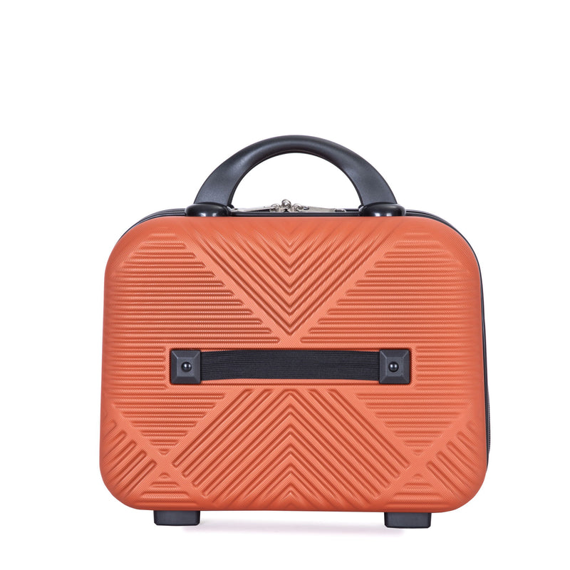 4 Piece Lightweight Suitcase, Makeup Box, Aircraft Wheels