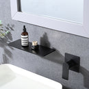 Modern Stainless Steel Waterfall Bathroom Sink Faucet With Single Handle Wall Mount
