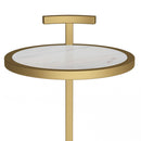 Brook - C Side Table - White / Gold