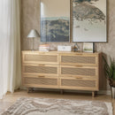Modern 6 Drawer Storage Cabinet For Bedroom