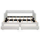 Upholstered Daybed With 2 Drawers