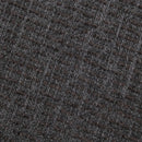 Counter Stool With Upholstered Seat, Metal Base - Charcoal / Antique Gold