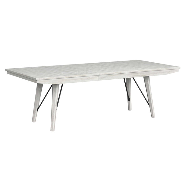 Rogen Rustic - Dining Table With 18"" Leaf - Rustic White