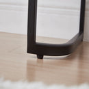 Mirrored Makeup Vanity Table With Stainless Steel Base And 2 Drawers