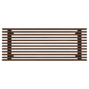 Mia - Mid-Century Modern Bench - Dark Brown