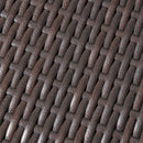 Outdoor Square Rattan Bar Table With Iron Frame - Multi Brown