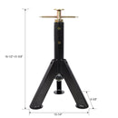 RV Adjustable Telescoping Stabilizer Jack Stand Supports Stabilizer, 16" To 30" (Set of 2) - Black