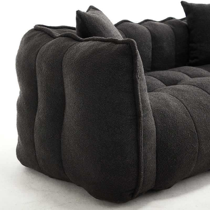 Cozy Beanbag Chair With High Resilience Foam Core For 2