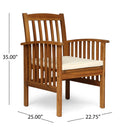 Casa - Acacia Dining Chair Set With Cushions,