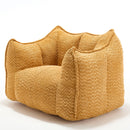 Comfortable Chenille Sofa Chairs With Highly Resilient Foam For Living Rooms And Bedrooms