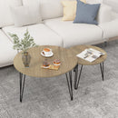 Round Nesting Coffee Table For Living Room (Set of 2)