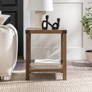 Farmhouse Metal X Table With Lower Shelf