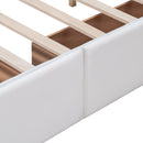 Upholstered Platform Bed With Classic Headboard And Drawers, No Box Spring Needed