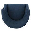 Contemporary Upholstered Club Chair With Button Tufting