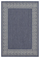Sunshine - 5'3" X 7'3" Polypropylene Indoor, Outdoor Area Rug - Blue