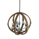 Chandelier, Hanging Light Fixture With Adjustable Chain For Kitchen, Bulb Not Included