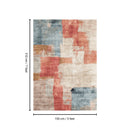 Toucan - Washable Non - Slip Area Rug - Ivory Multi