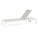 Outdoor Patio Chaise Lounge With 5 Reclining Positions