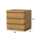 Zoey - Nightstand - Oak