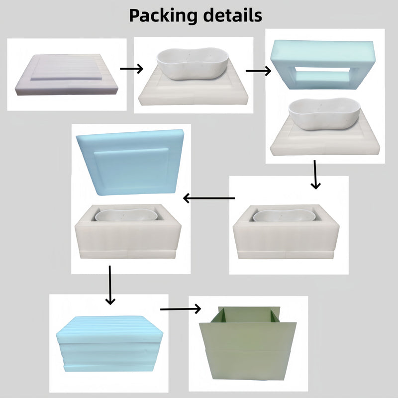 Bathroom Vessel Sink With Wavy Design