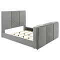 Tara - Upholstered Panel TV Bed