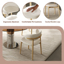 Round Glass Dining Table With Stainless Steel Legs And Chairs