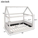 Upholstered House Style Daybed With LED Light Strips