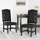 Elegant Dining Chair With Button Tufted Design