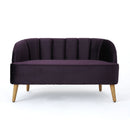 Modern Classic Shell Backed Loveseat