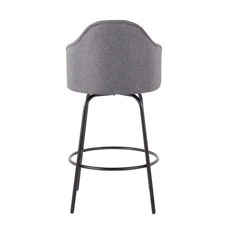 Ahoy - Contemporary Fixed Height Counter Stool (Set of 2)