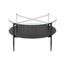 Caroline - Round Coffee Table - Black
