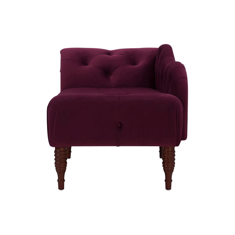 Samuel - Tufted Roll Arm Chaise Lounge