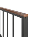 Metal Platform Bed frame with Headboard and Footboard,Sturdy Metal Frame,No Box Spring Needed(Queen)