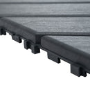 Durable Plastic Interlocking Deck Tiles, Waterproof Outdoor And Indoor Use