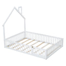 House Platform Bed With Guardrail