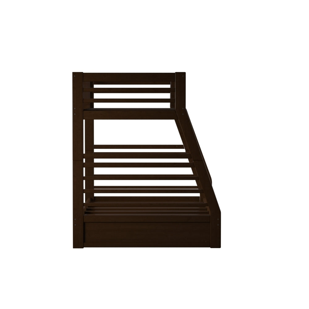 ACME Jason Twin/Full Bunk Bed, Espresso 02020W - Atlantic Fine Furniture Melbourne FL