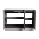 Contemporary Freestanding Bathroom Vanity With Resin Sink & Soft-Close Cabinet Doors