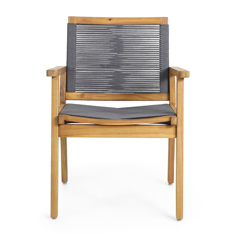 Outdoor Dining Chair (Set of 2) - Dark Gray