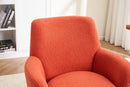 Teddy Swivel Barrel Chair, Swivel Accent Chairs Armchair For Living Room