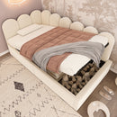 Upholstered Daybed With Metal Slatted Base