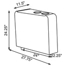 Toohey - Upholstered Tufted Recliner Living Room Set