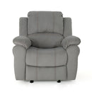 Wide Manual Glider Standard Recliner - Gray