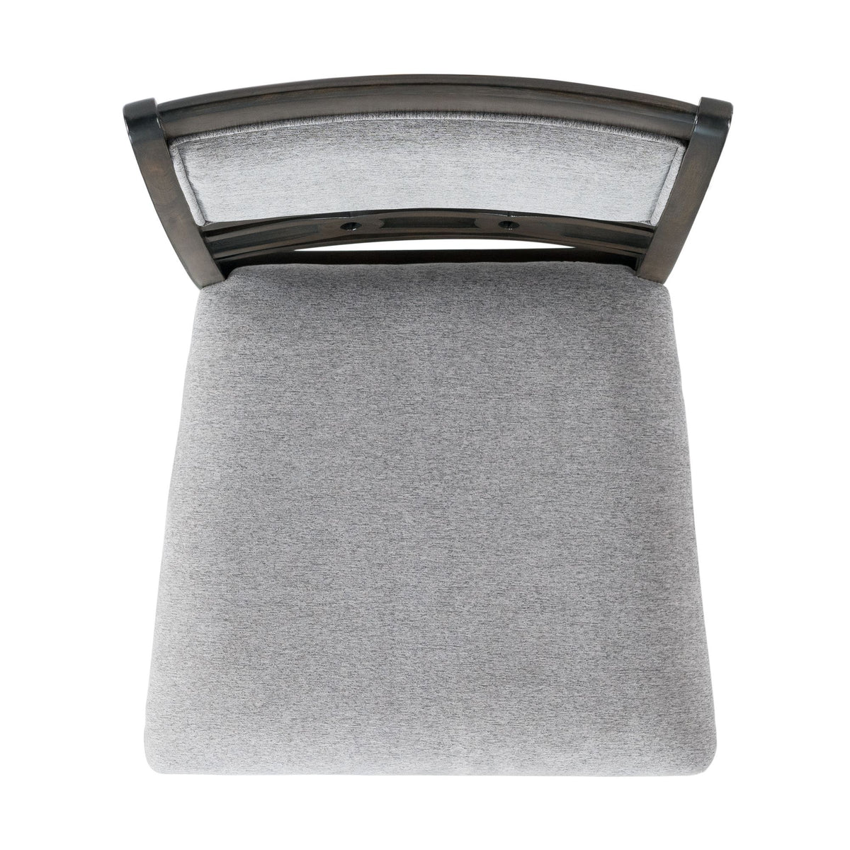 Amherst Counter Side Chair With Cushion (Set of 2) in Dark Gray by Elements International, view 7