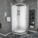 Framed Tub Shower Enclosure With Clear Tempered Glass