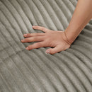 Modern 4 Seater Corduroy Sofa Couch With USB Ports And Hidden Storage