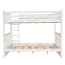 Bunk Bed With Ladders And 2 Storage Drawers