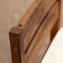 Modern 2 Piece Solid Acacia Wood Counter Stools With Cushion