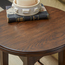 Sylvie - Accent Table - Dark Brown
